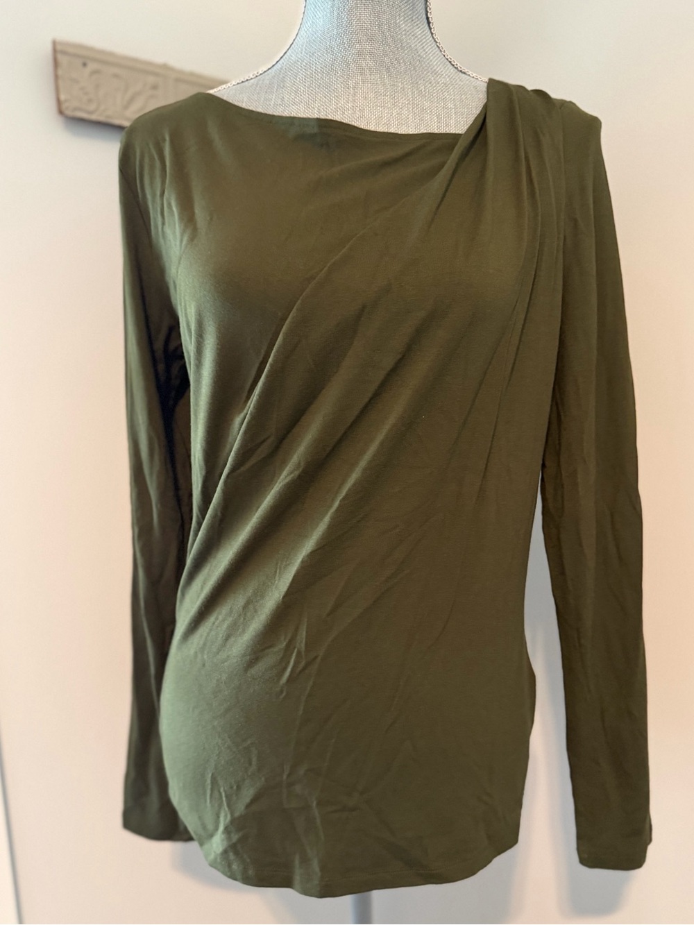 RONEN CHEN draped asymmetrical long sleeve elevated basic minimalist luxury